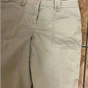 Ann Taylor Loft Khaki Casual Pants Size 4